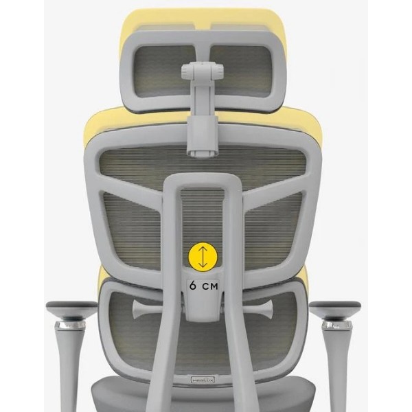 Фото - Крісло офісне Mealux S4 Air Fabric Grey (HF-S4 F/G)